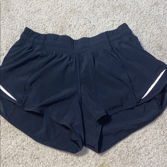 lululemon athletica Pants - black lululemon hotty hot shorts